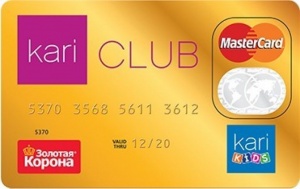 Карта «Kari Club»