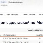 Омега Бетон, Москва