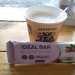 Протеиновый батончик IDEALBAR Geon cо вкусом малинового мусса