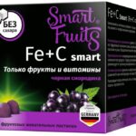 Смарт Фрутс Железо+Витамин С Smart, пастилки жевательные