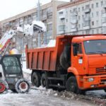 Вывоз и уборка снега, аренда экскаватора-погрузчика