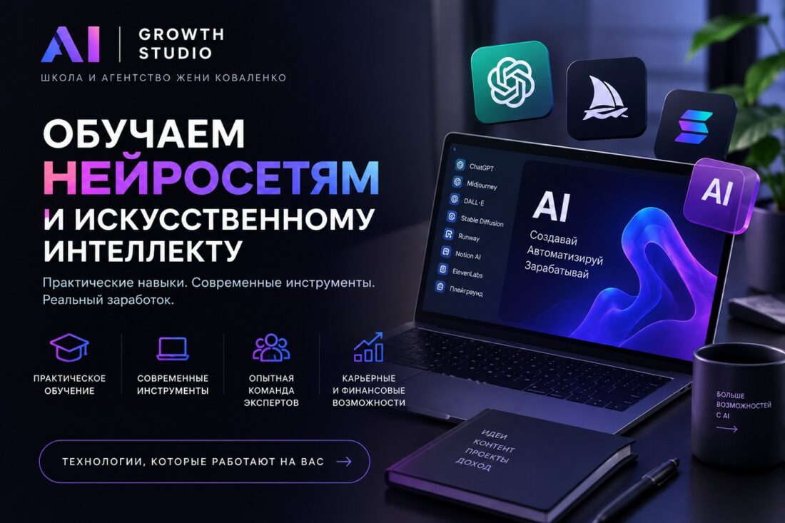 Школа Жени Коваленко по нейросетям и искусственному интеллекту